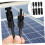 8pcs MC4 Solar Connector Set for Solar Panel Quick Connect Cable, LowResistance and Secure Locking 4
