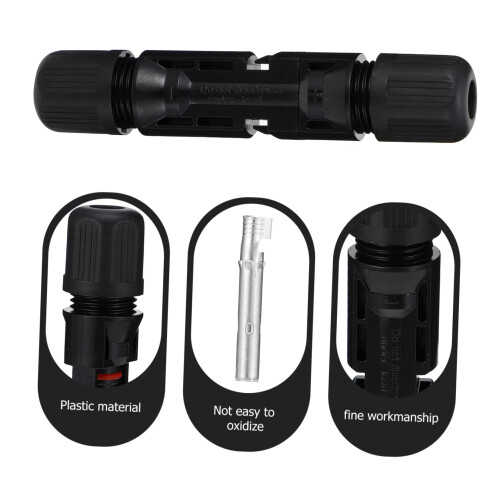 8pcs MC4 Solar Connector Set for Solar Panel Quick Connect Cable, LowResistance and Secure Locking 2