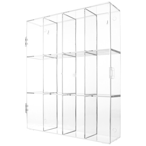 2Sets Robuste Acryl Display Case Mit Mehrfachfächern Für Zuhause