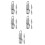 15Pcs Silver Quick Release Snap Hooks Metal Rope Clips for Bags 4