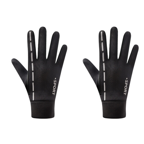 2Stk Atmungsaktive Anglerhandschuhe Mit Touchscreen Funktion 1