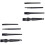 8Stk Schwarz Nylon Bürste Anti Static Keyboard Computer 3