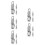 15Pcs Silver Quick Release Snap Hooks Metal Rope Clips for Bags 8