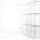 2Sets Robuste Acryl Display Case Mit Mehrfachfächern Für Zuhause 3