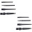 8Stk Schwarz Nylon Bürste Anti Static Keyboard Computer 6