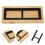 2Sets Schleifsteinhalter Holz-Wetzsteinbasis Für Zuhause, Hellbraun 10