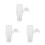 3Sets Mysterieuze Ghost Wit Vrouwen Halloween Cosplay 10