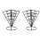 2Stk Appetizer Rack , Cone Baskets Für Und Snacks 3