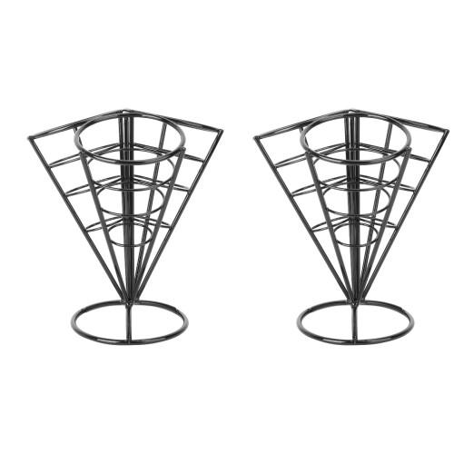2Stk Appetizer Rack , Cone Baskets Für Und Snacks 2