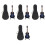 4Sets Dekorative Mini Gitarren Holz Blau Für 4