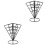 2Stk Appetizer Rack , Cone Baskets Für Und Snacks 4