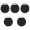 5Pcs Compact Black Cd/dvd Storage Case 20 Capacity Disc Carrying Pouch 3