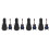4Sets Dekorative Mini Gitarren Holz Blau Für 5