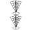 2Stk Appetizer Rack , Cone Baskets Für Und Snacks 6