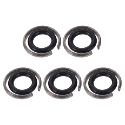 15Sets Langlebige Impact-Wrench-Retainerringe Mit -O-Ring Schwarz