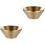 2Stk Kalte Nudel Schale Gold Dessert Schüssel Langlebig 3