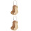 2Sets Große Garnspulen Garnwickler Stickzubehör Holz Metall 7