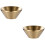 2Stk Kalte Nudel Schale Gold Dessert Schüssel Langlebig 6