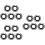 15Sets Langlebige Impact-Wrench-Retainerringe Mit -O-Ring Schwarz 9