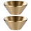 2Stk Kalte Nudel Schale Gold Dessert Schüssel Langlebig 5