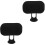 2Sets Soft Black Office Chair Headrest Adjustable Neck Support Pillow 3