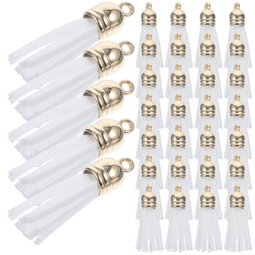 1000Pièces Pompons Blancs Pour , Porte-Clés Accessoires Sac 1