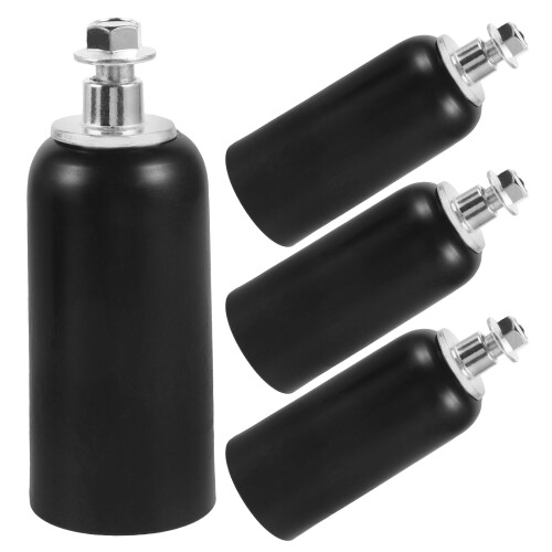 12Stk Schwarze Lenkergriffe Aus Aluminium, Langlebig & Stabil 1