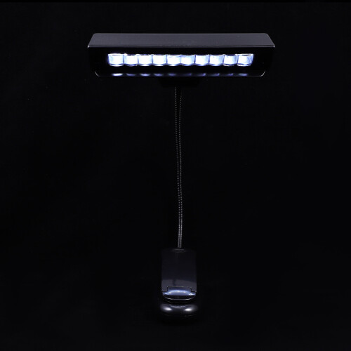 5Stk Clip Tischleuchte LED Schwarz Leselicht Für Studium