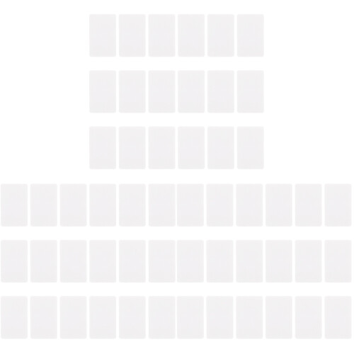 600Stk Weiße Blankokarten Doppelseitig Für DIY Und Geschenk 1
