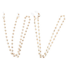 14Stk Alloy Gläserkette Gold Herz Stern Brillenhalter Schmuck