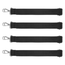 4Pièces Bandes Réglables Pour Nylon Argent À Boucle