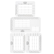 12Stk Umschlag Schablonen Transparent Für Brief Schreiben Und