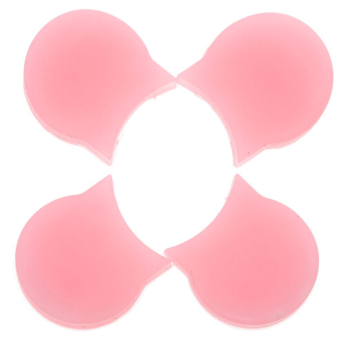 8Pièces Accessoire Clarinette Repose-Doigts Rose Silicone Pratique 2