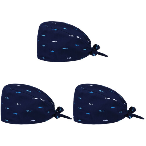 3Pièces Chapeaux Absorbants Multicolores Pour Médecin Et Infirmier 2