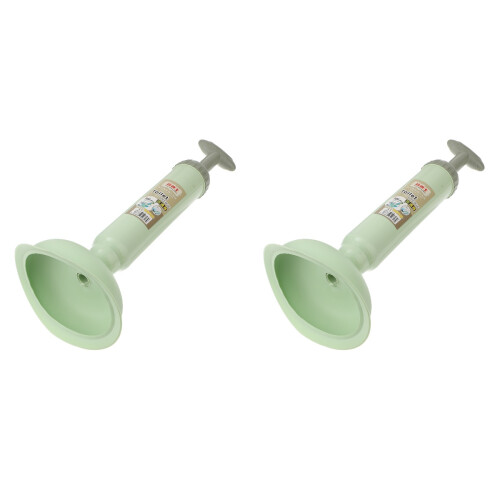 2Pièces Ventouses Pour Wc Vertes Haute Support 1