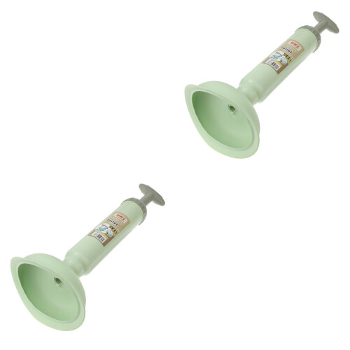 2Pièces Ventouses Pour Wc Vertes Haute Support 2
