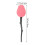 Roter Beauty Brush Foundationspinsel Make-Up Zubehör 3