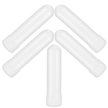 15Pièces Inhalateurs Nasaux Blancs Rechargeables Pour Aromathérapie