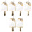 3Stk Kreative Weiße Ohrstecker, Lichtecht, Langlebig Mit - 3