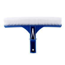 10 Inch Plastic Pool Brush with Deep Scrubbing Bristles, Corrosion Resistant Spa Cleaning Tool 1 Pack