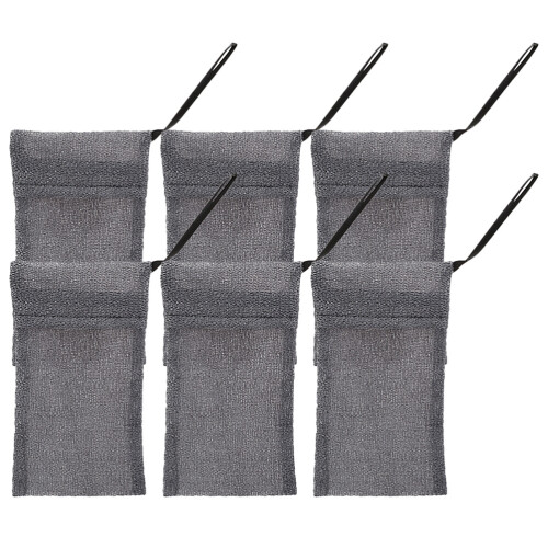 18Pcs Grey Soap Bar Mesh Bags Exfoliating Soap Scrubber for Bath Use 1