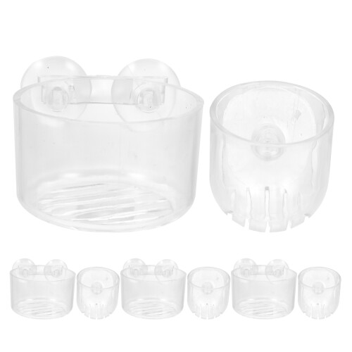 8 Pièces Assiette Transparente Pour Crevettes