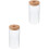 2Pièces Flacons En Pour Décoration Succulente Micro Paysage 4