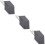 18Pcs Grey Soap Bar Mesh Bags Exfoliating Soap Scrubber for Bath Use 10