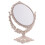 2Pcs Durable Retro Round Tabletop Makeup Mirror Assorted Color Design 10