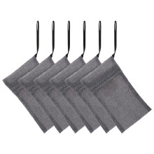 18Pcs Grey Soap Bar Mesh Bags Exfoliating Soap Scrubber for Bath Use