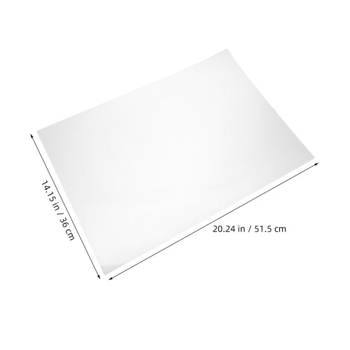Clear Pet Lens Sheet DIY Optical Trick Shield for Magic and Pranks 2