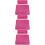 3Pièces Coussin PU Cuir Rosé Pour Salon Et Déco 8