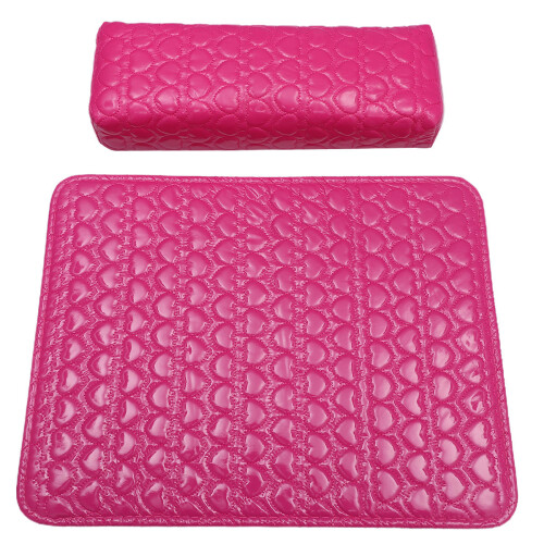 3Pièces Coussin PU Cuir Rosé Pour Salon Et Déco