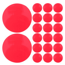 20Pcs Red Translucent Pet Light Gel Sheets for Lamp Color Change